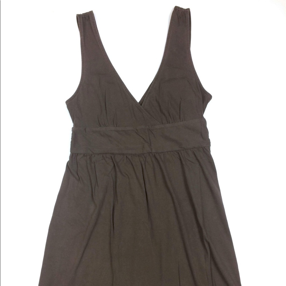 Brown Old Navy V Neck Dress